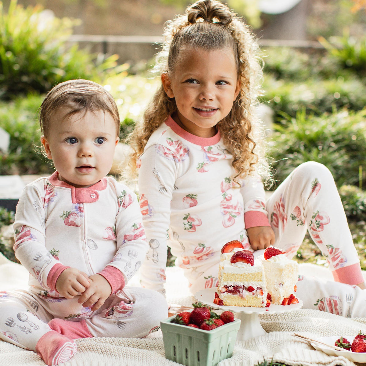 Ballet Slippers Organic Cotton Two-Piece Pajamas – Burt