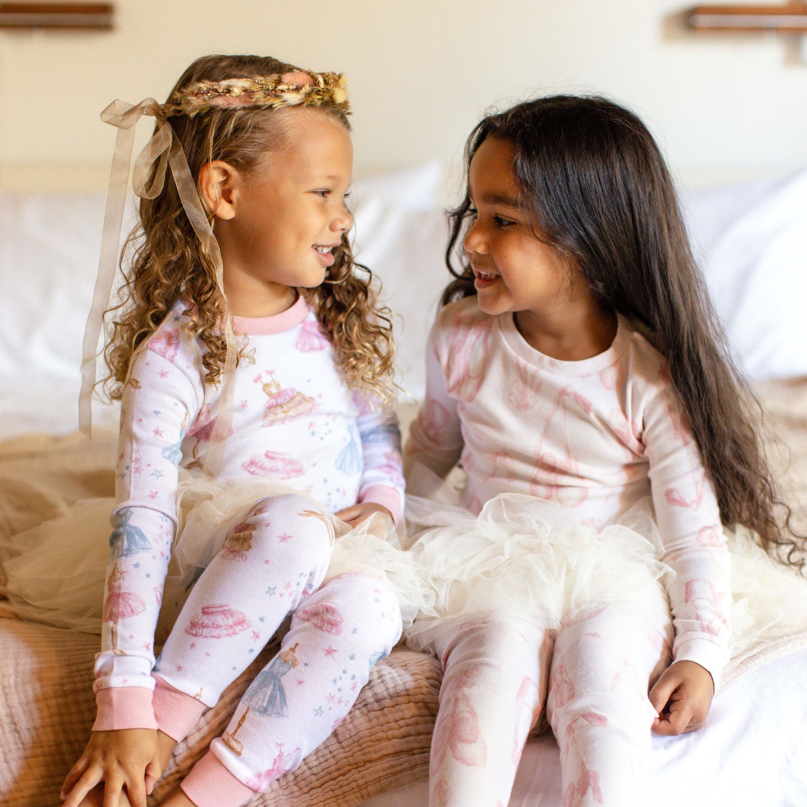 Product Image 1 of Ballet Slippers Organic Cotton Two-Piece Pajamas