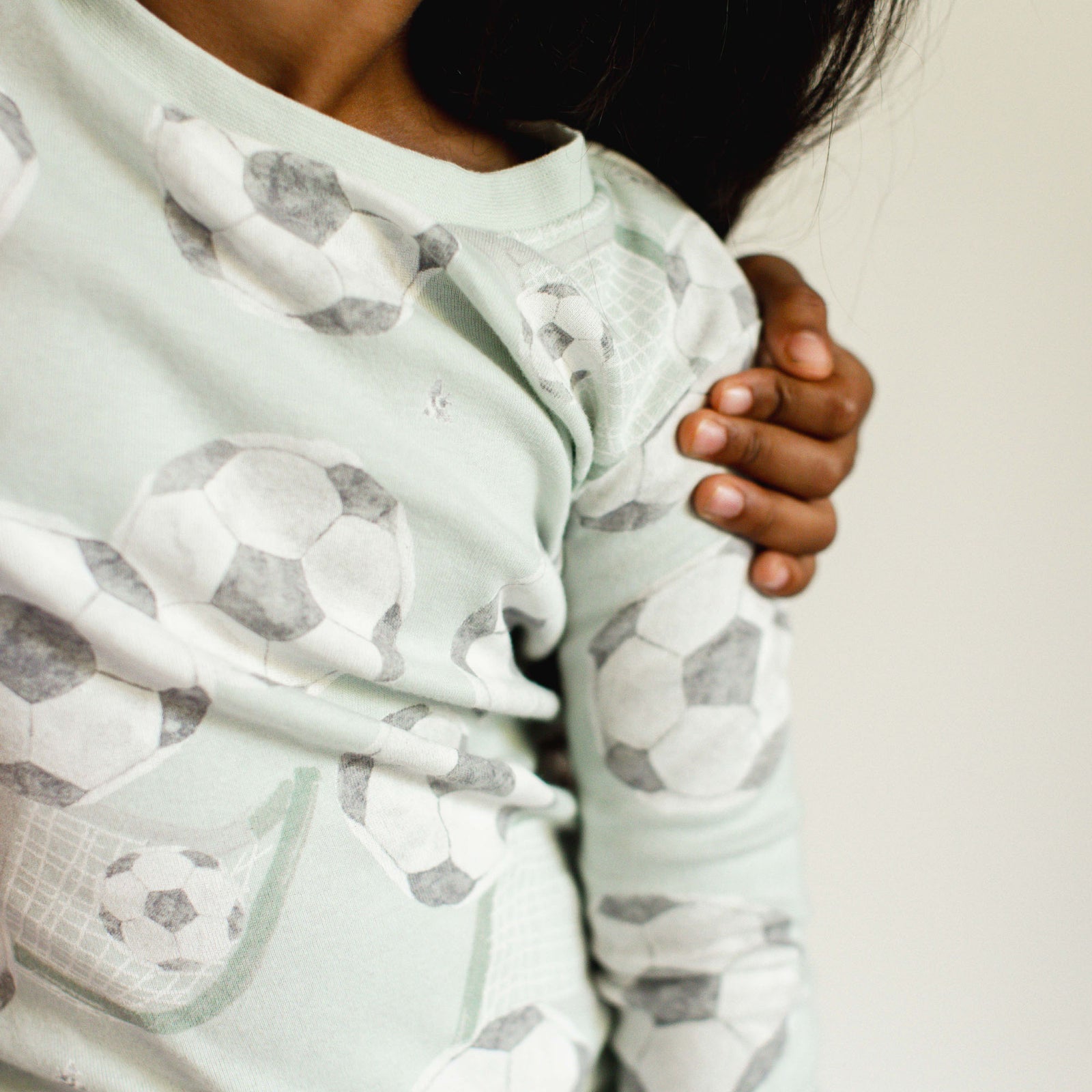 Product Image 1 of Soccer Goal Organic Cotton Two-Piece Pajamas