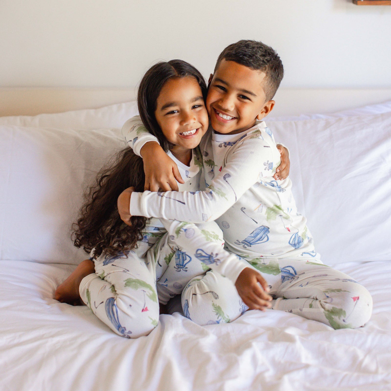 Product Image 1 of Little Golfer Organic Cotton Two-Piece Pajamas