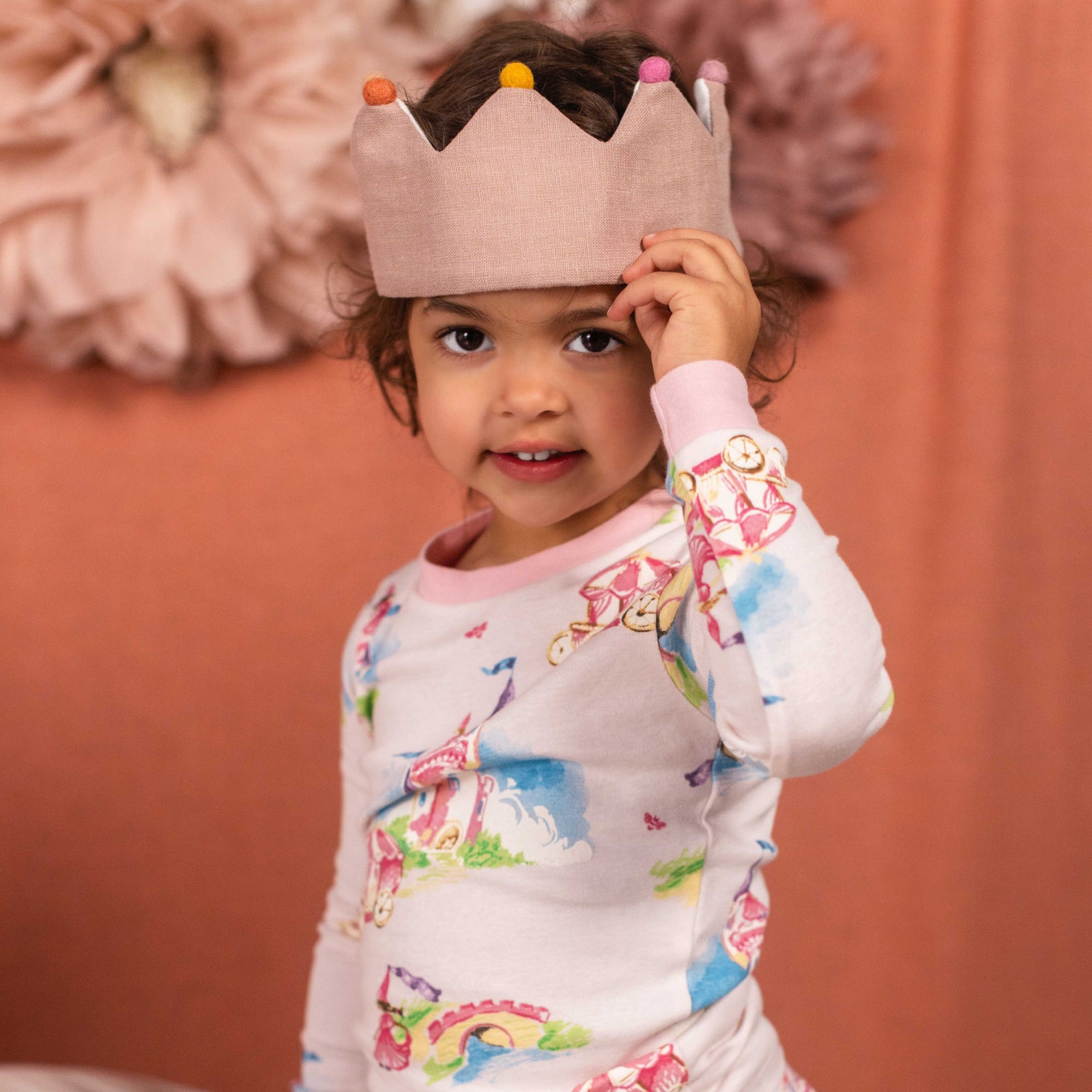 Product Image 1 of Pretty Princess Organic Cotton Two-Piece Pajamas