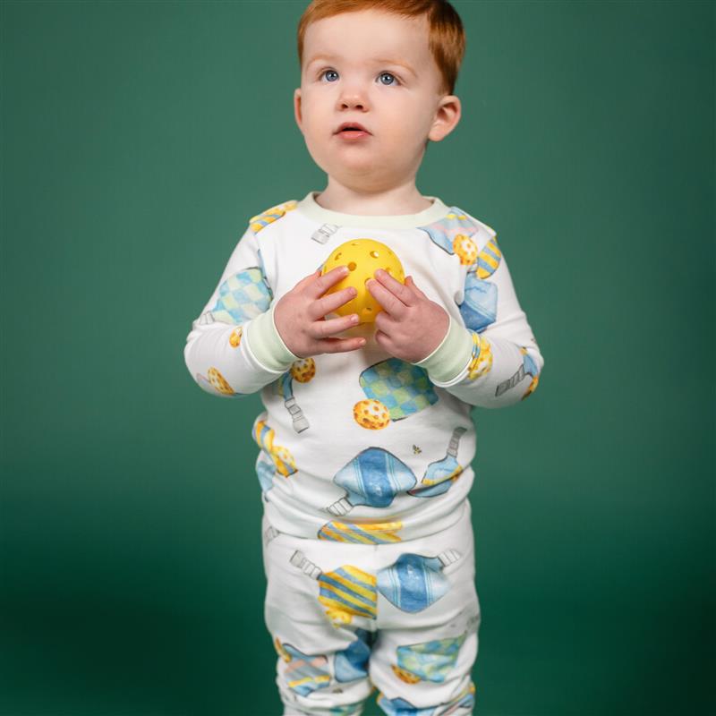 Product Image 1 of Pickleball Organic Cotton Two-Piece Pajamas