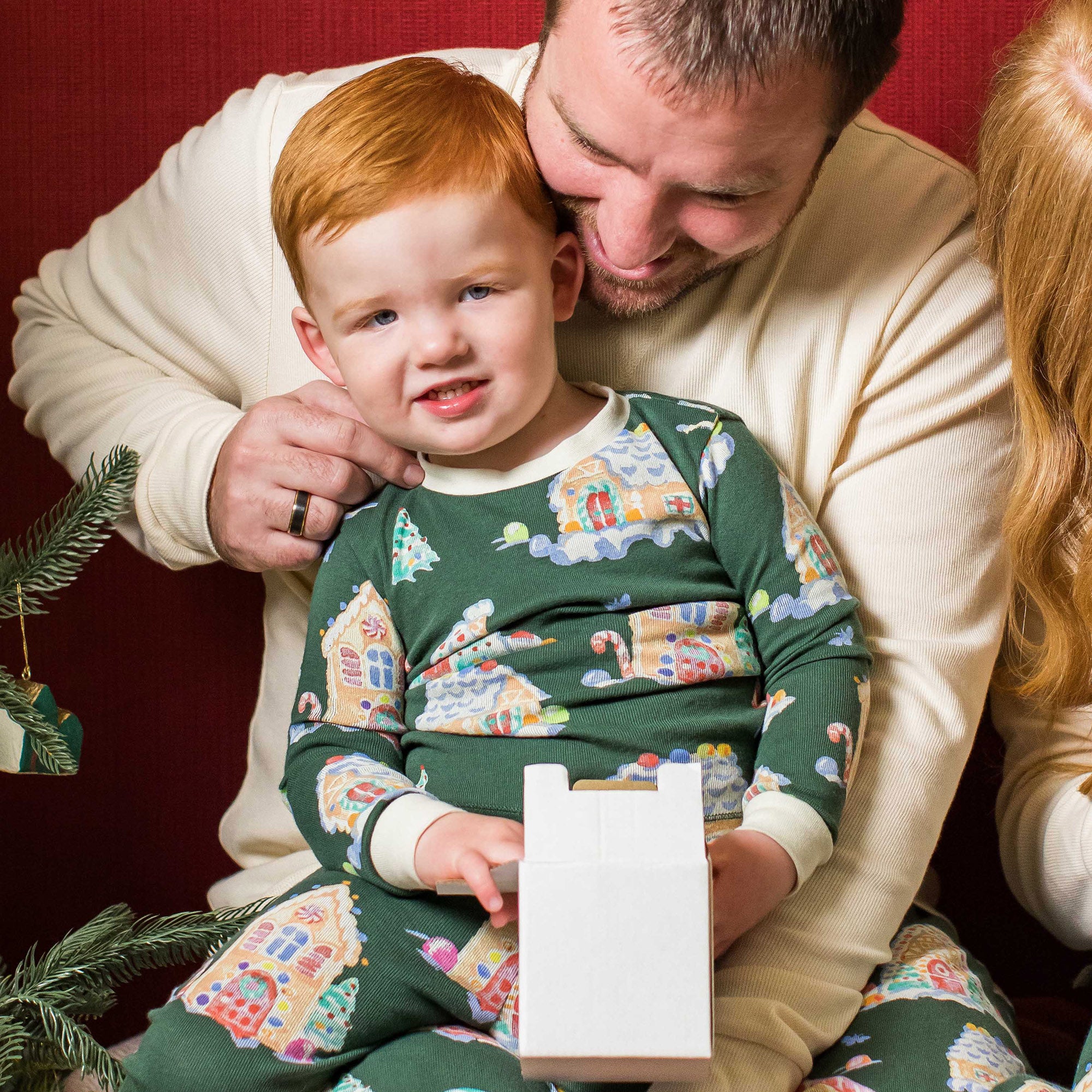 Gingerbread Houses Two-Piece Pajamas | Burt's Bees Baby® – Burt's