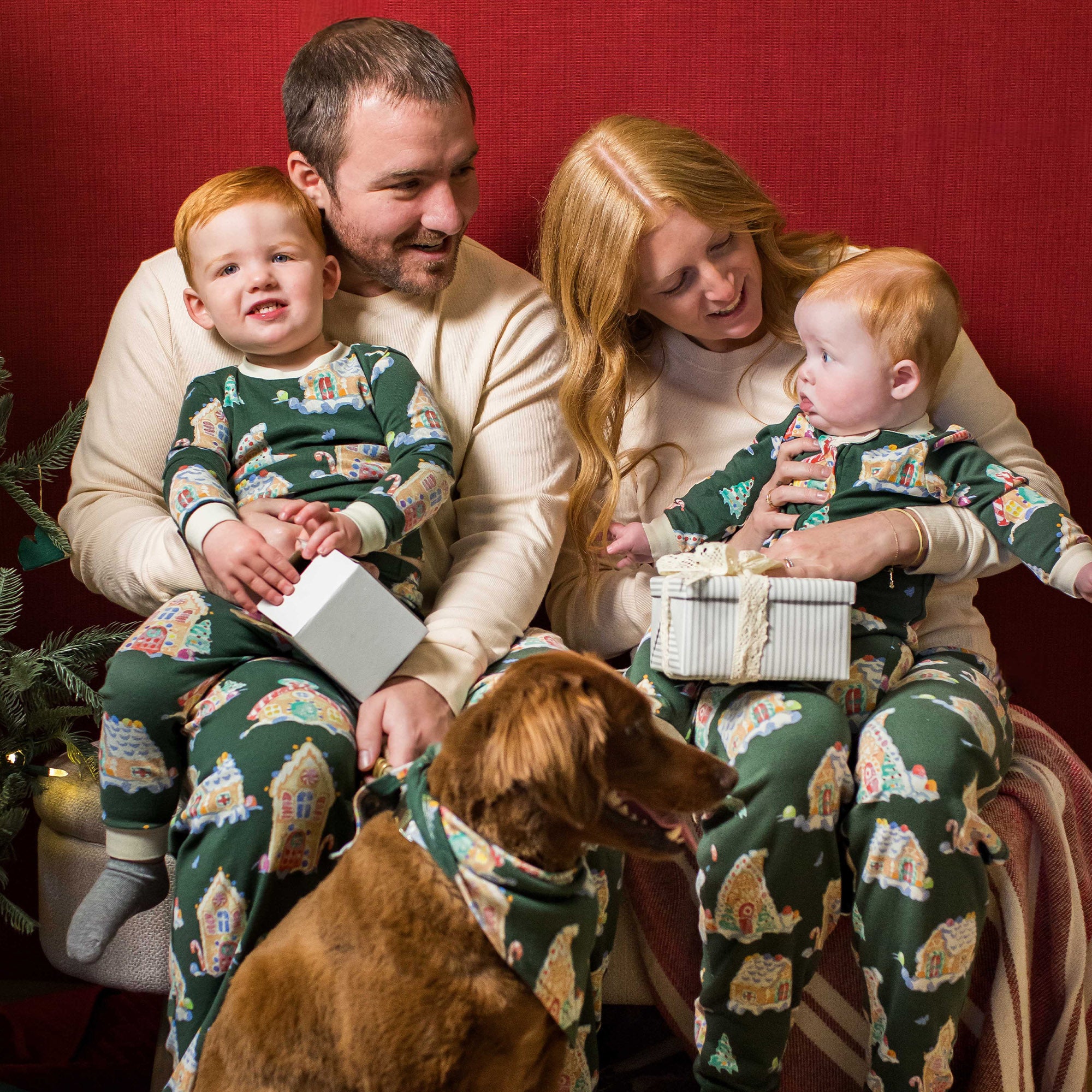 Gingerbread Houses Two-Piece Pajamas | Burt's Bees Baby® – Burt's