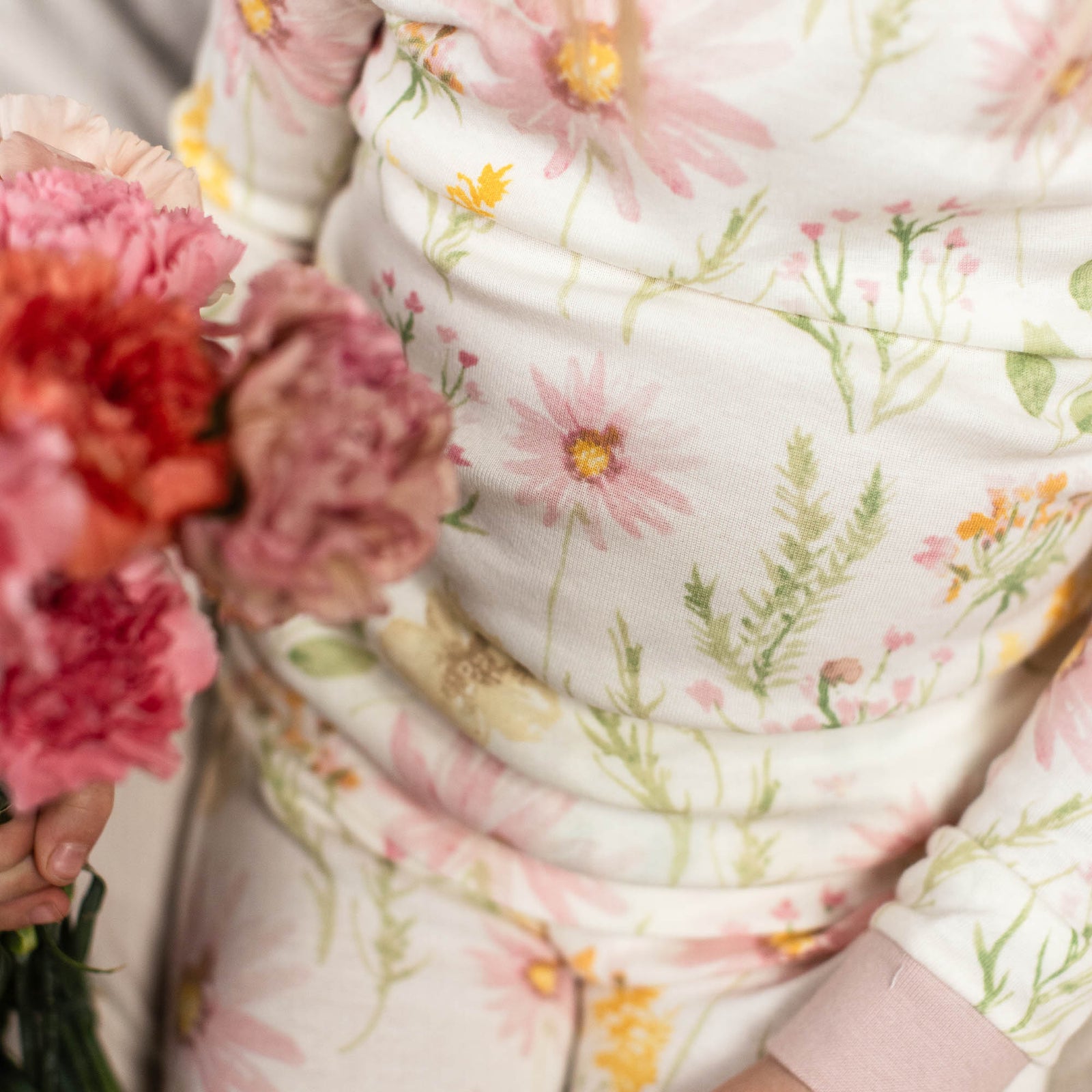 Product Image 1 of Wild Floral Organic Cotton Two-Piece Pajamas