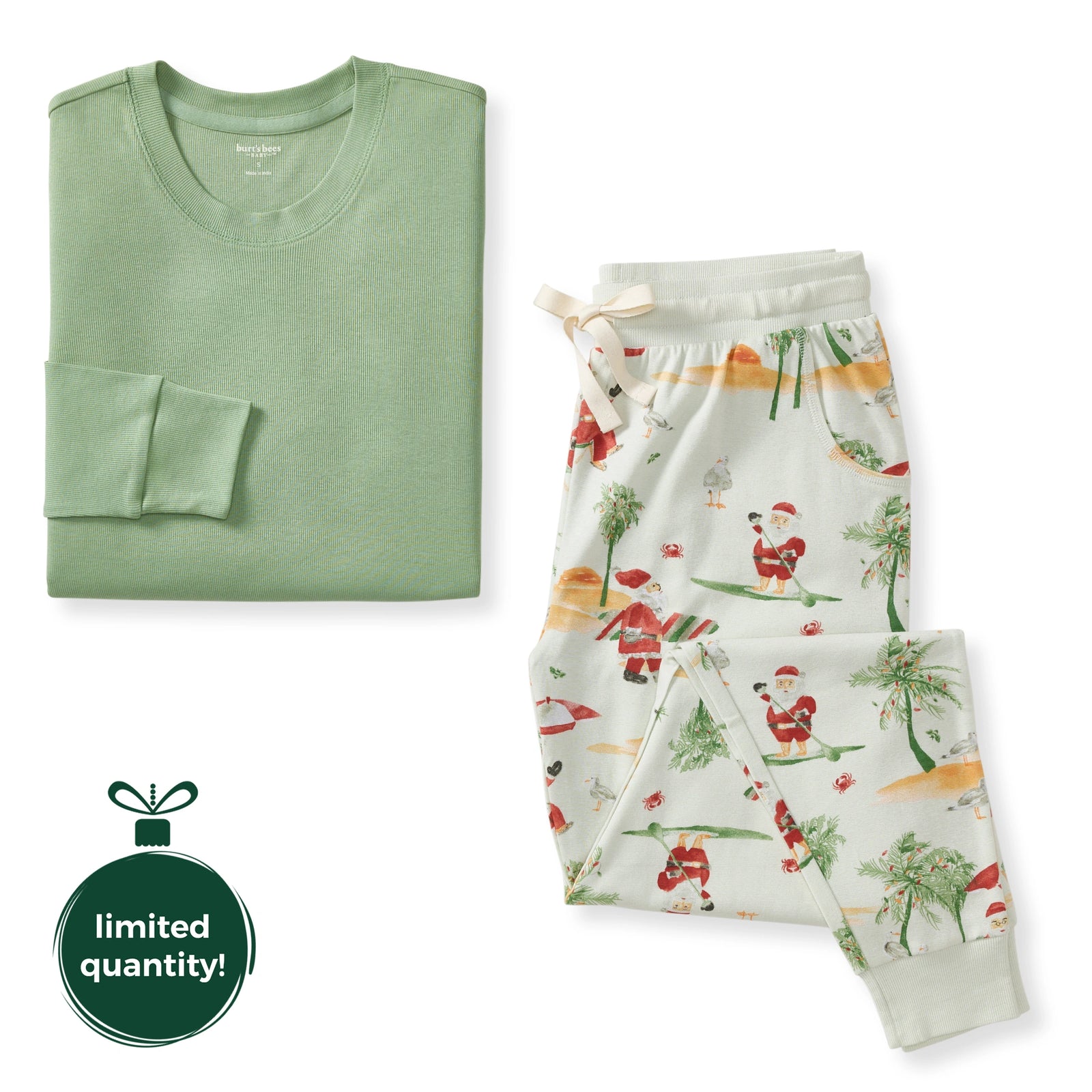 Surfin Santa Matching Family Women's Pajamas