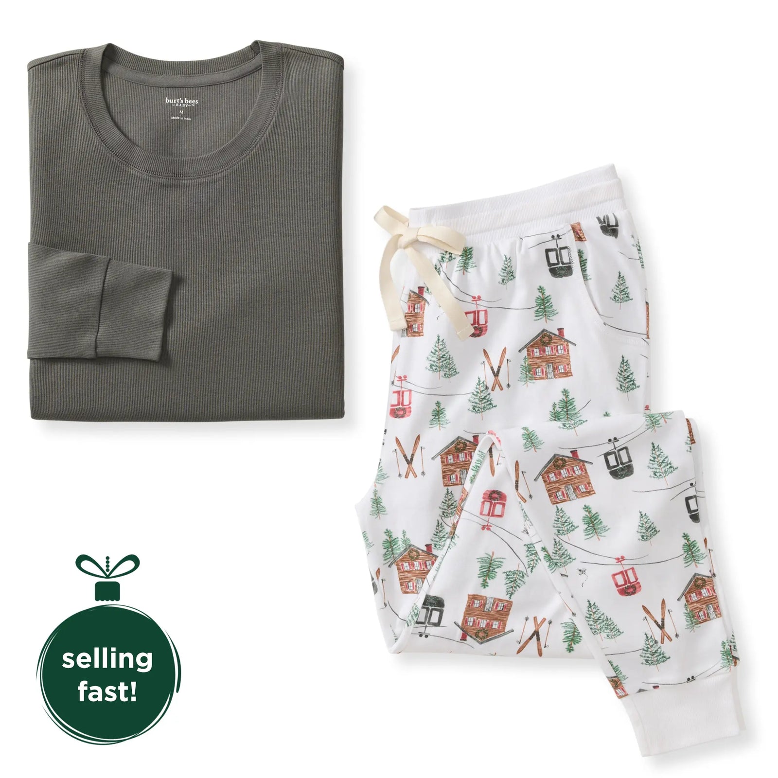 Ski The Alps Matching Family Women's Pajamas