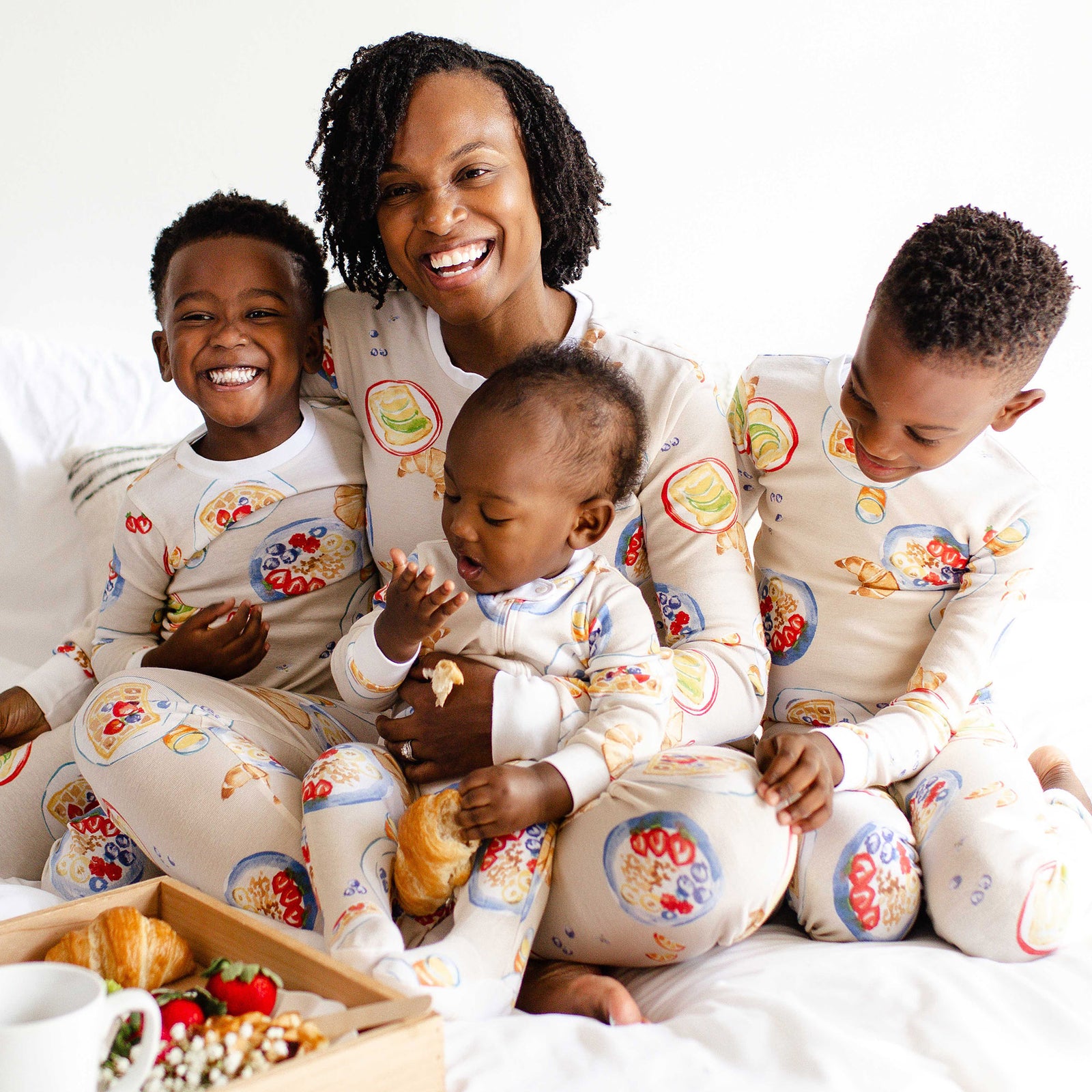 Product Image 2 of Breakfast In Bed Matching Organic Women's Pajamas