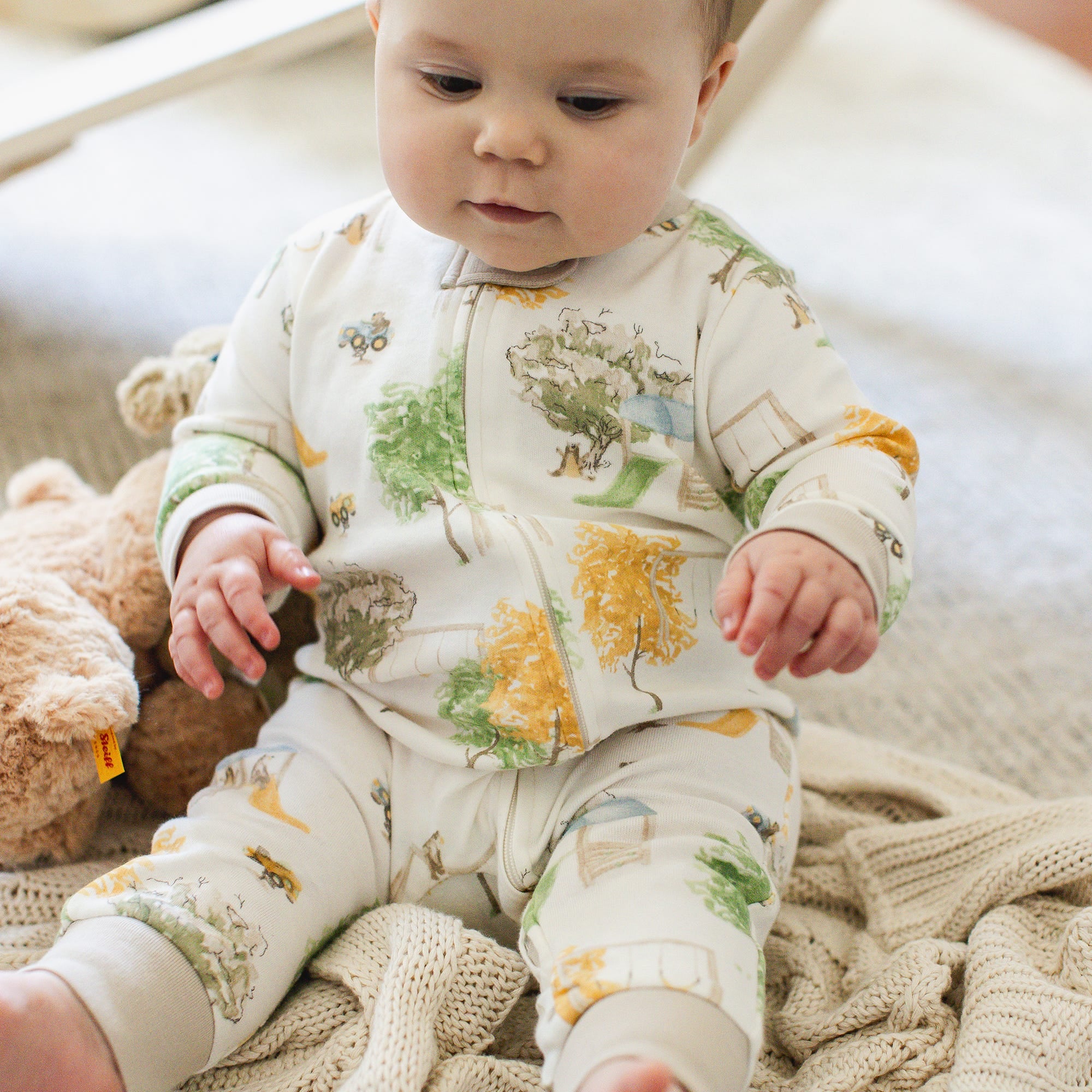 At The Playground Organic Footless Sleeper – Burt's Bees Baby