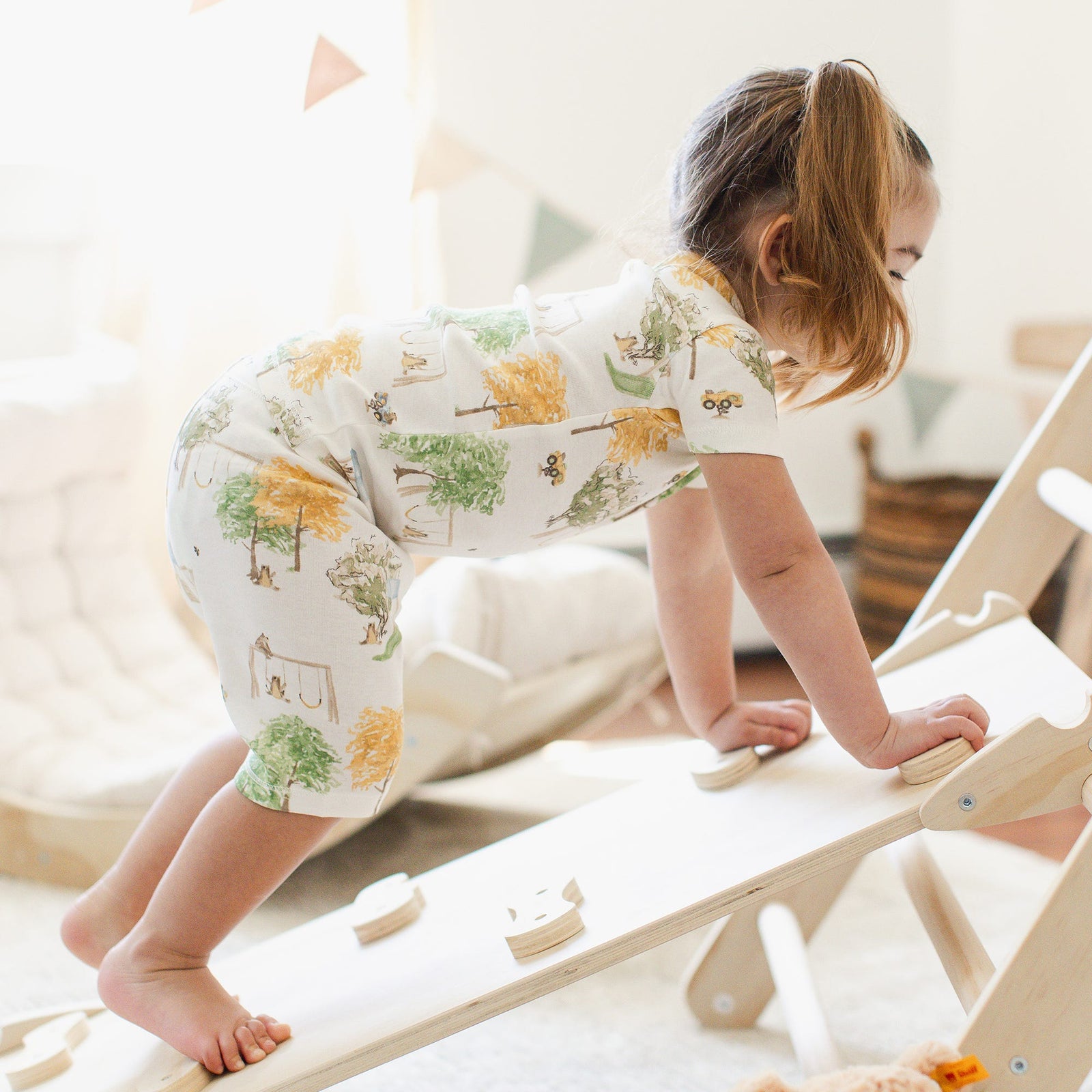Product Image 6 of At The Playground Short Sleeve Two-Piece Pajamas