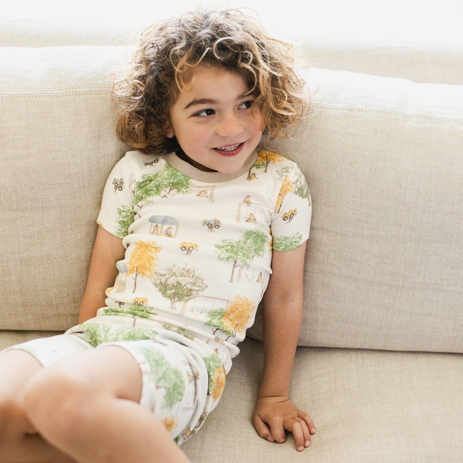 Product Image 8 of At The Playground Short Sleeve Two-Piece Pajamas