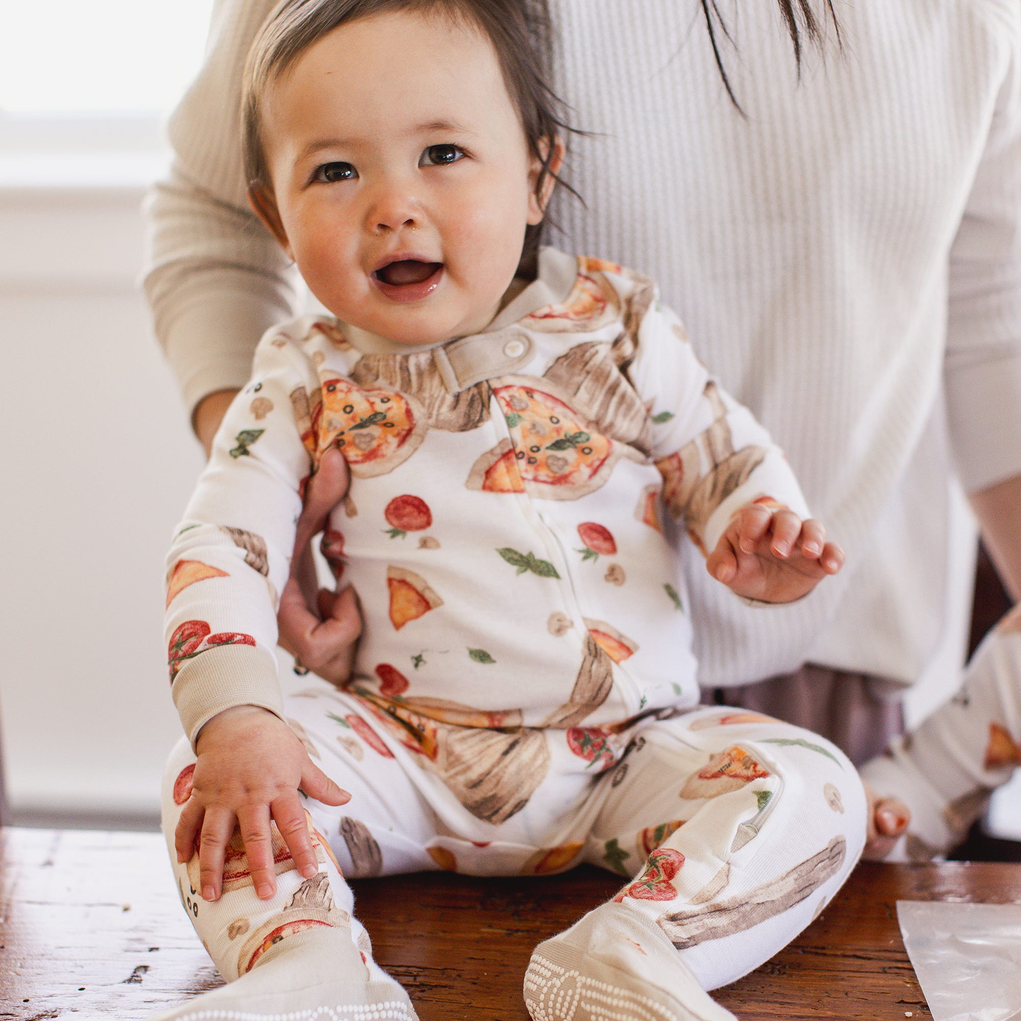 Brick Oven Pizza Organic Cotton Sleeper – Burt's Bees Baby