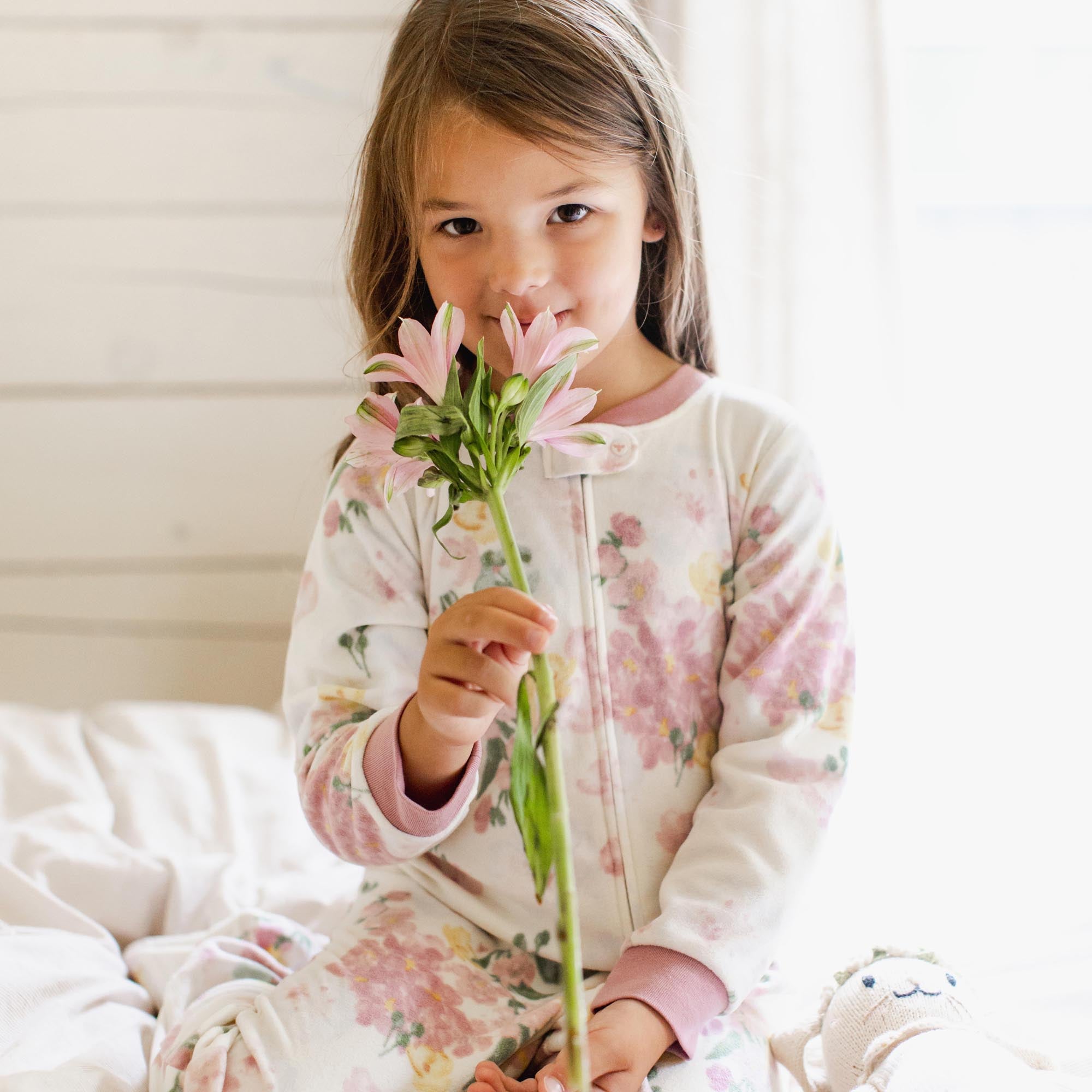 Floral Fields polarbee™ Repreve® Microfleece Pajamas – Burt's Bees