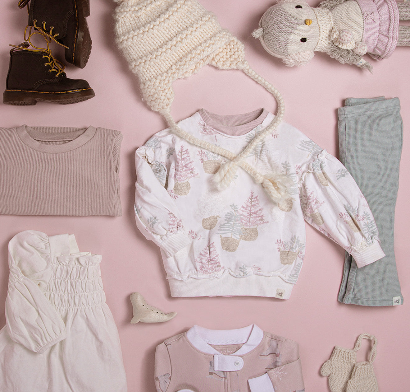 Honeysoft™ Footless Baby Sleeper - Pink Coral – Burt's Bees Baby