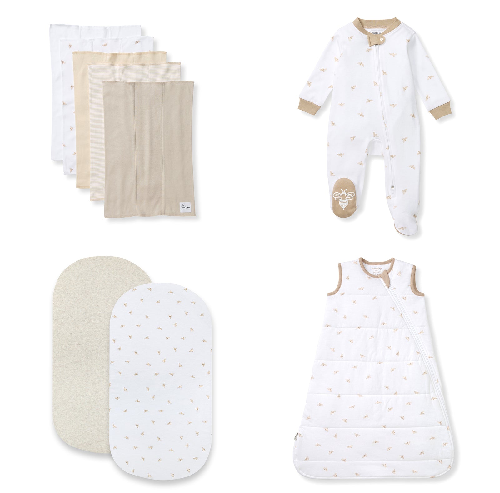 Golden Bee Neutral Newborn Baby Bundle