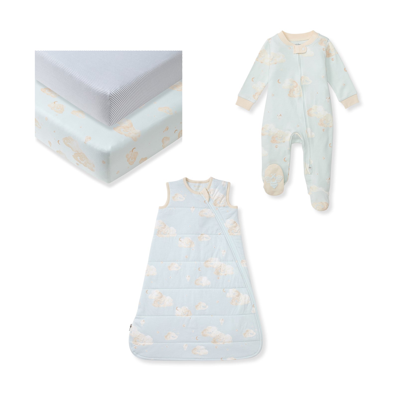 Good Night Sky Newborn Baby Boy Bedtime Bundle