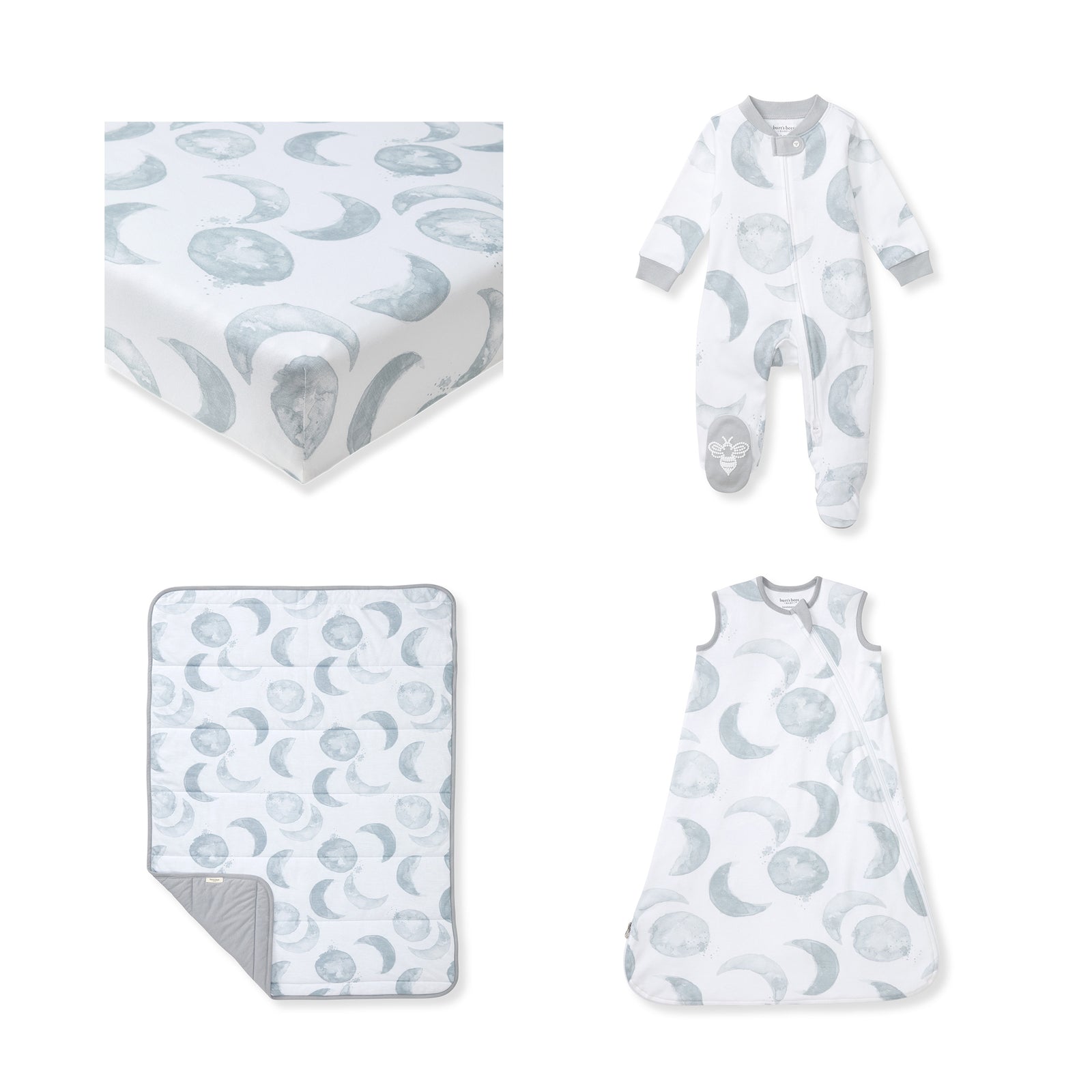 Hello Moon Baby Boy Nursery Bundle