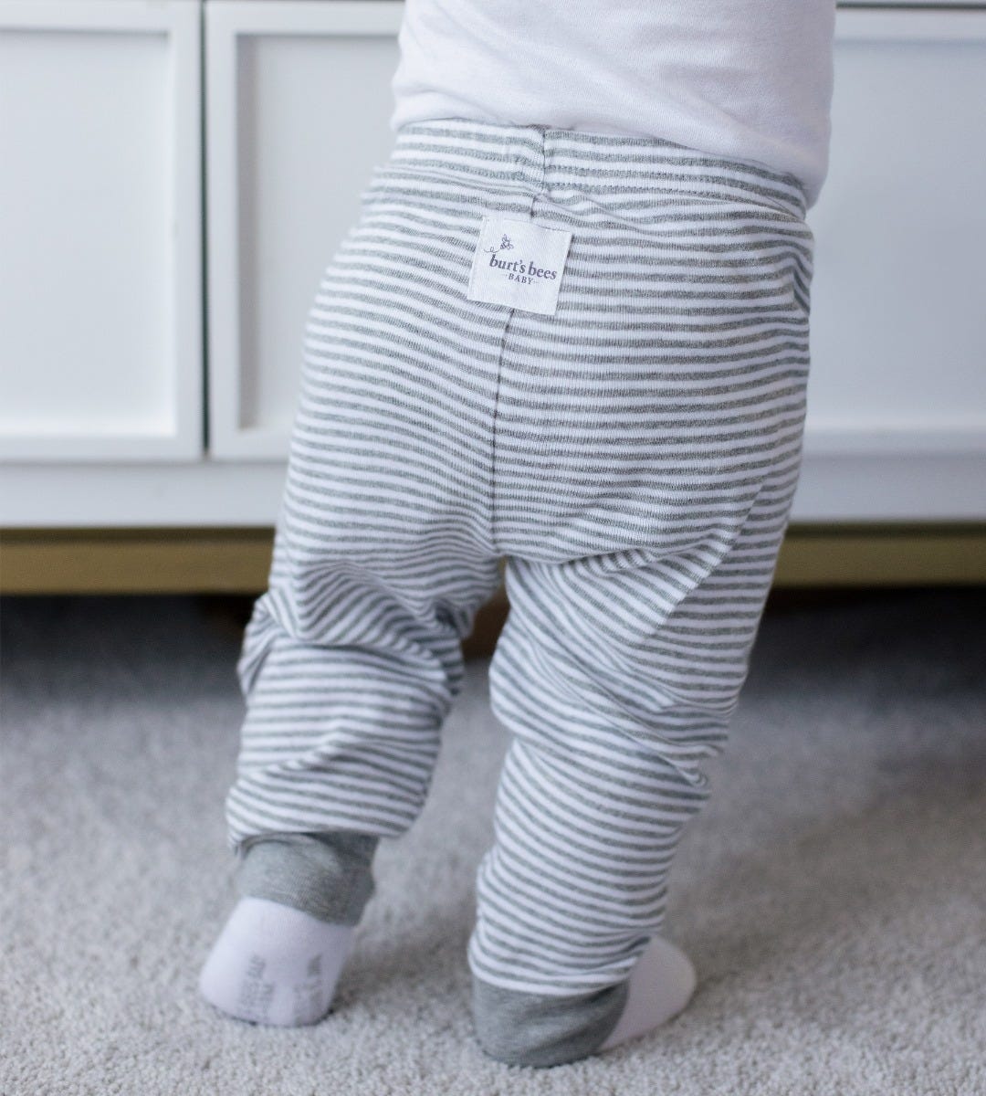 Organic Baby Footless Pants 2-Pack - Heather Grey – Burt's Bees Baby