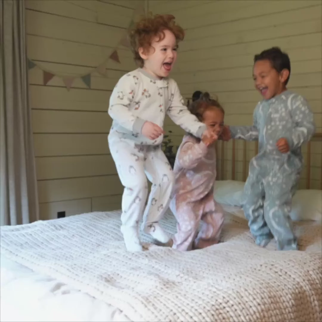 Snowflake Flurries polarbee™ Repreve® Microfleece Pajamas – Burt's