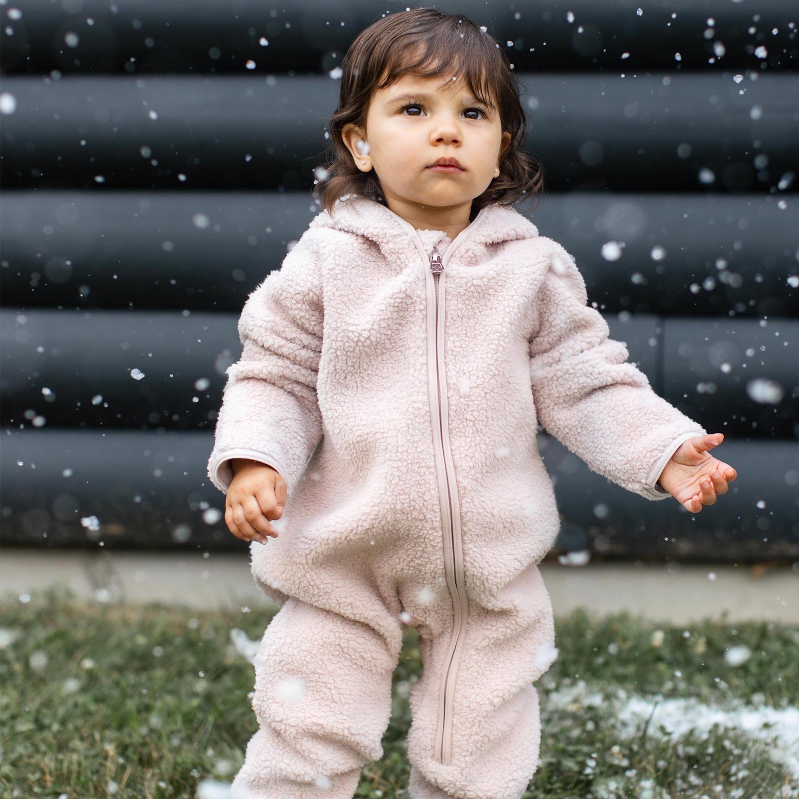 Product Image 1 of Sherpa-Style Organic Baby Bunting - Soft Violet