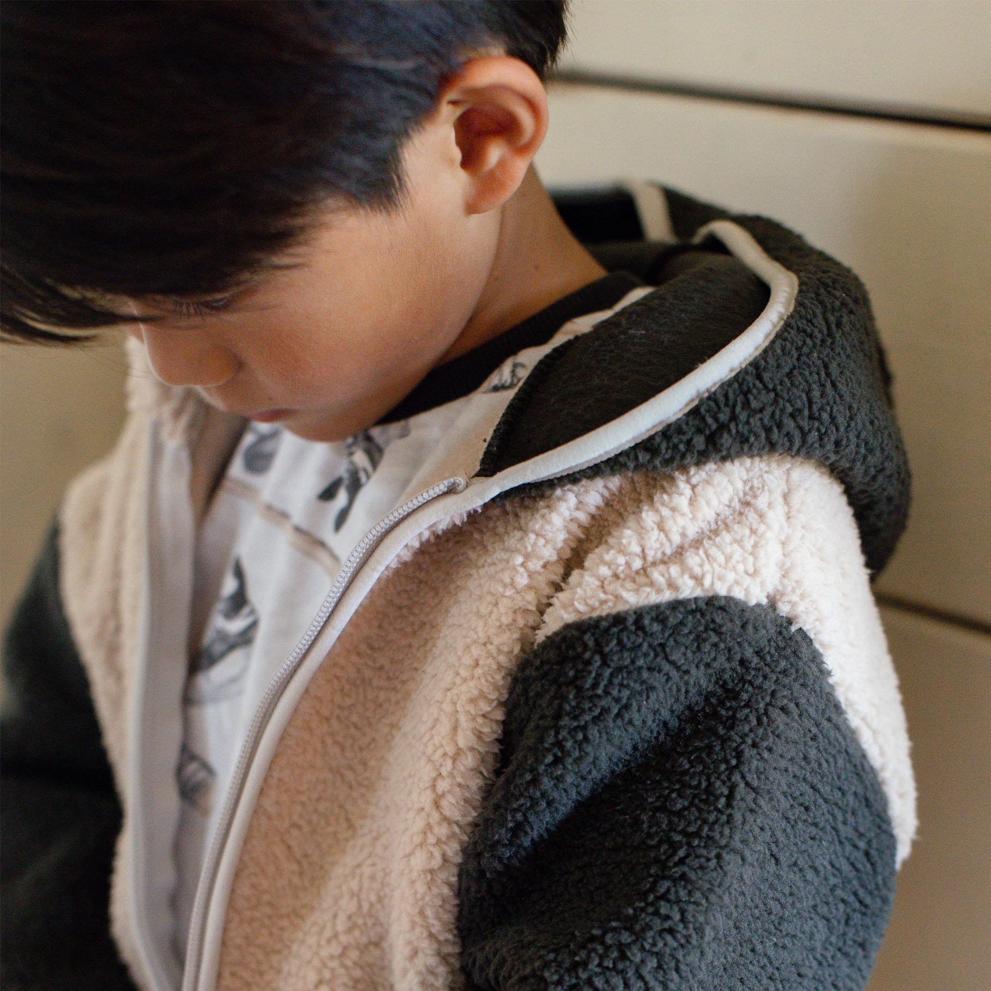 Repreve® Sherpa Zip Front Jacket - Delicate Doe – Burt's Bees Baby