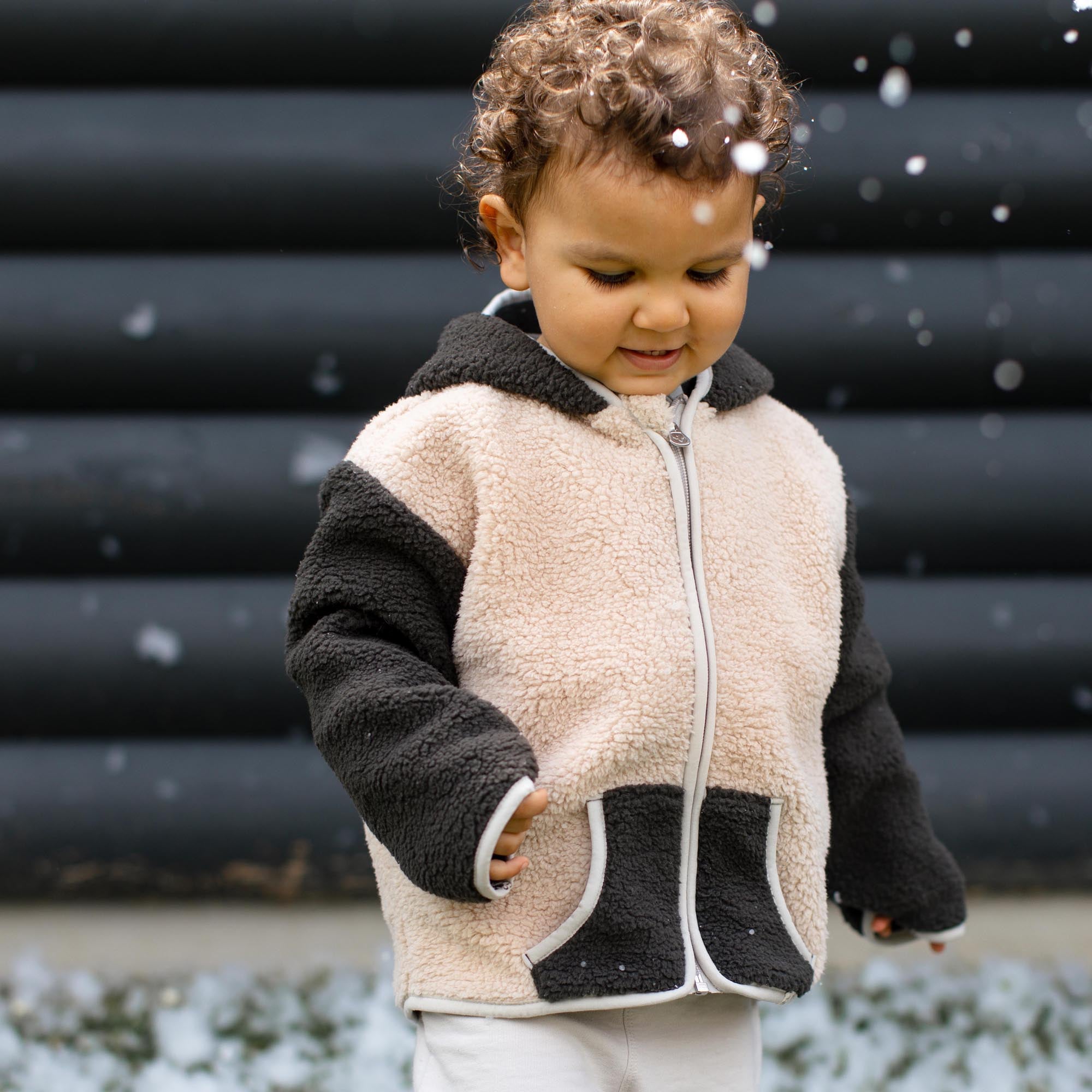 Repreve® Sherpa Zip Front Jacket - Delicate Doe – Burt's Bees Baby