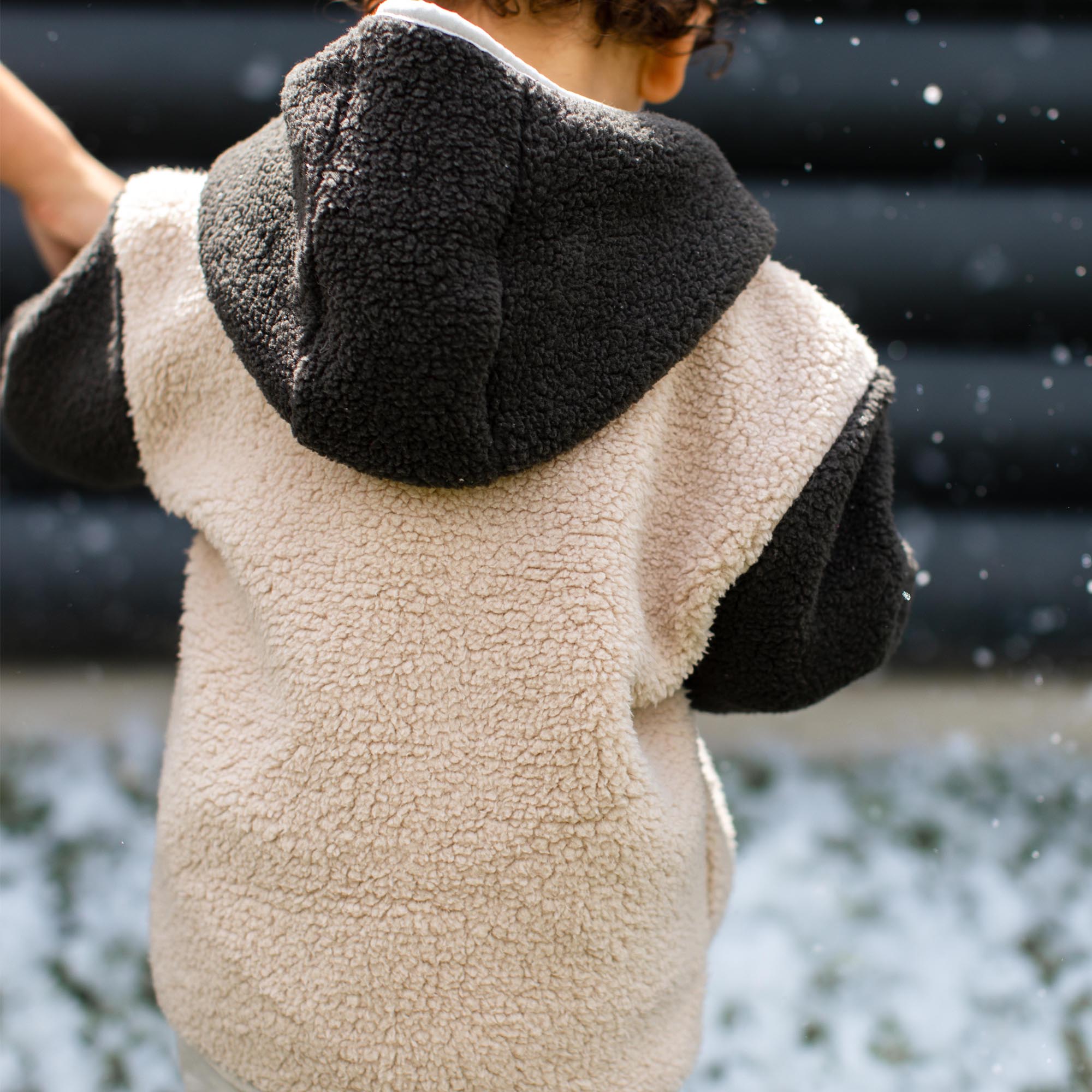 Repreve® Sherpa Zip Front Jacket Delicate Doe 0-3M