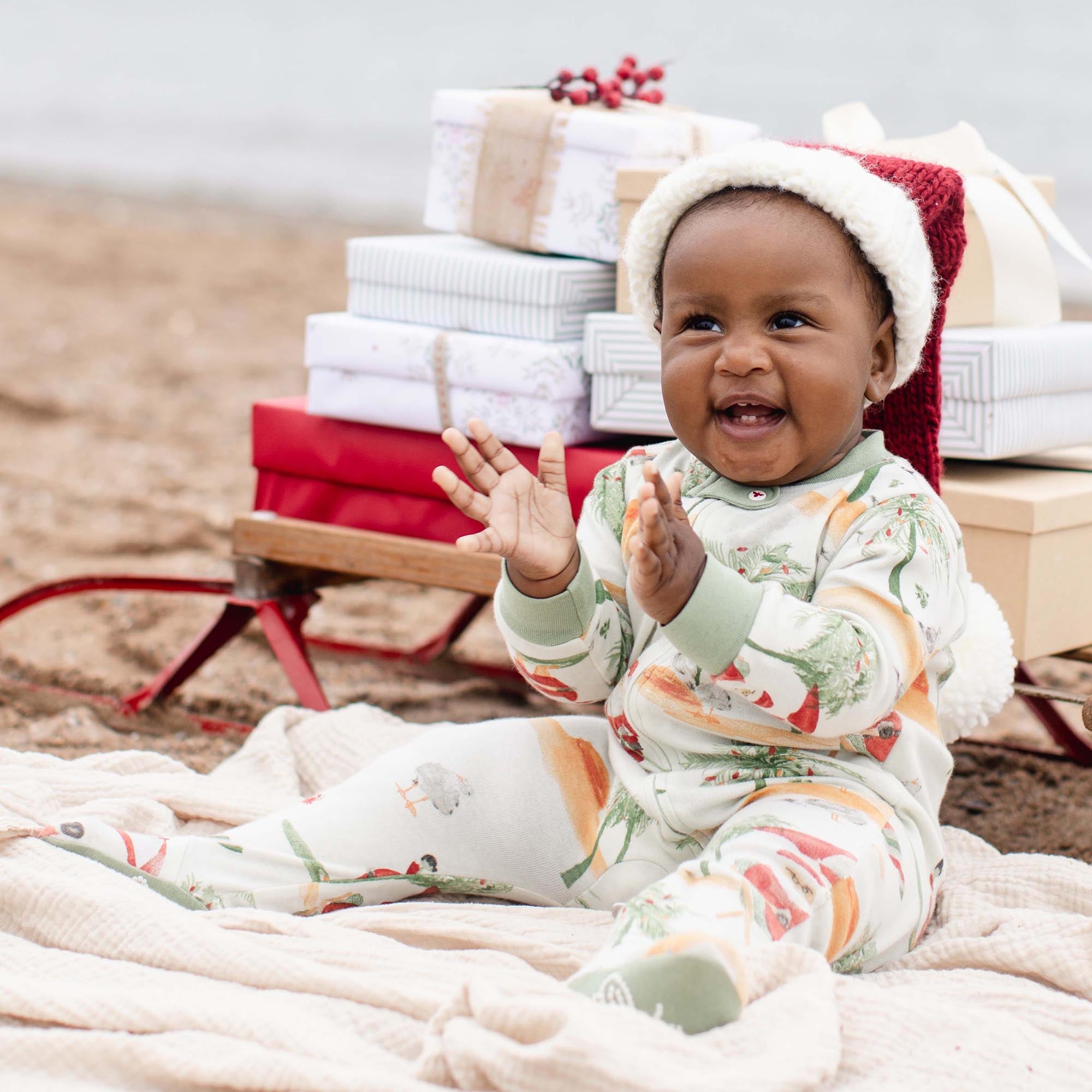 Surfin Santa Matching Family Women's Pajamas – Burt's Bees Baby