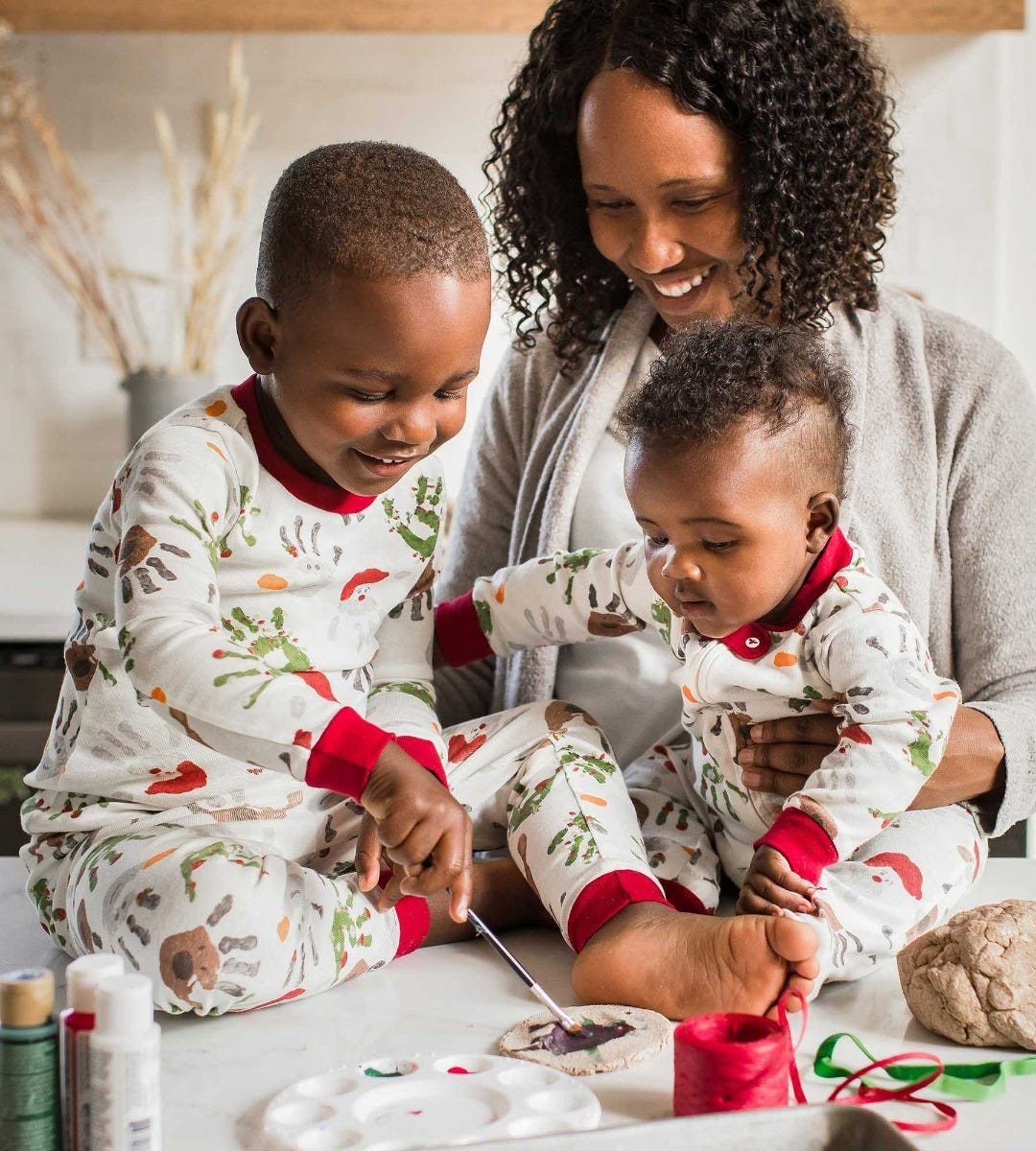 Holiday Hands Organic Cotton Pajamas