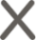 A large black metal X-shaped decorative cross on a solid white background.